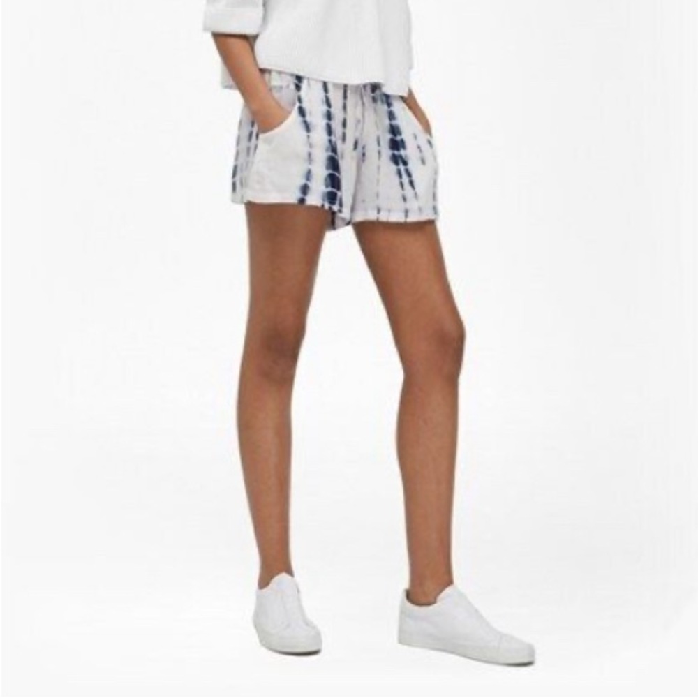 French Connection Tie Dye Gauze Shorts